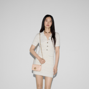 Tui Gucci GG Marmont Super Mini Bag 'Pink' 476433-DTDHD-6705