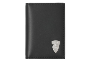 Vi Burberry B Shield Folding Card Case 'Black' 81003301