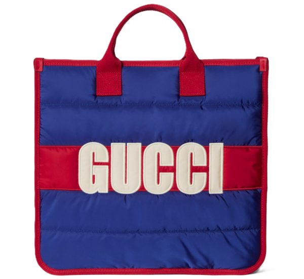 Tui Gucci Children's Stripe Tote Bag 'Blue' 605831-FADLC-4342