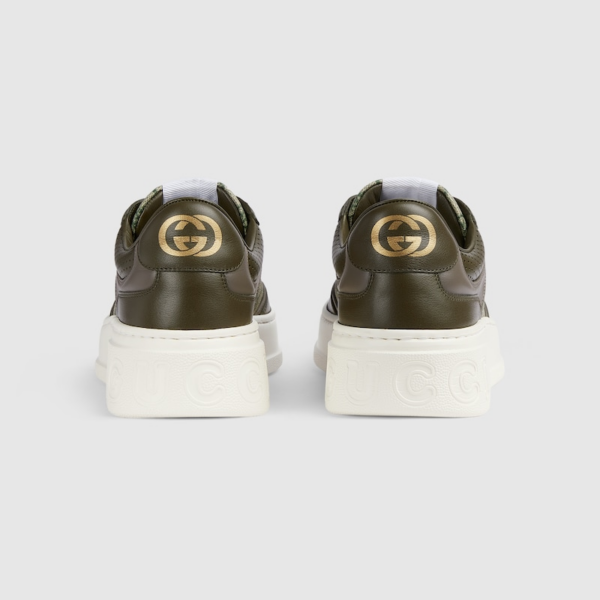 Giay Gucci GG 'Beige Green' 669582-UPGA0-3350