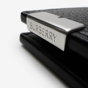 Vi Burberry B Cut Bifold Coin Wallet 'Black' 80837481