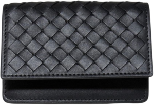 Tui Bottega Veneta Flap Card Wallet'Black' 529121-V4651-1000
