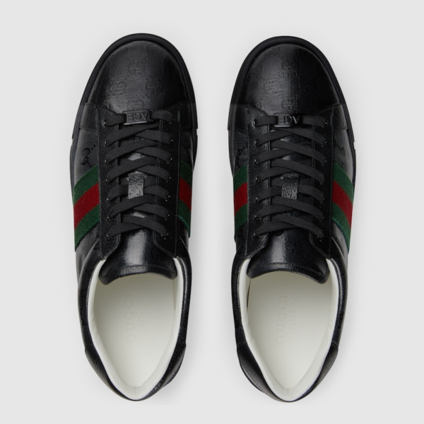 Giay Gucci Ace GG Crystal 'Black' 760775-FACRF-1163