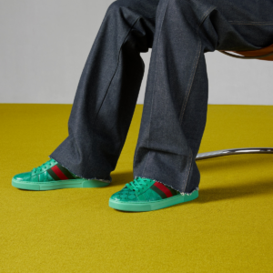 Giay Gucci Ace GG Crystal 'Green' 760775-FACRF-3751