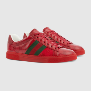Giay Gucci Ace GG Crystal 'Red' 760775-FACRF-6943