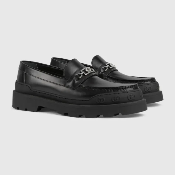 Giay Gucci Interlocking G 'Black' 761519-17X00-1000