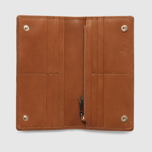Vi Gucci GG Emblem Continental 'Brown' 821802-FAD6L-9758