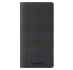 Vi Burberry Check Continental Wallet 'Navy' 80732811