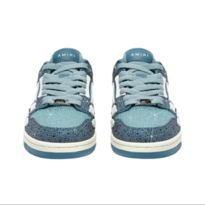 Giay Amiri Crystal Skel-top Low 'Blue' AMFOSR1059-420