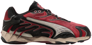 Giay Puma x A$AP Rocky Inhale 'Distressed Black Pop Red' 402453-01
