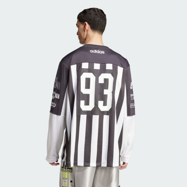 Ao Adidas Adilenium Season 2 Team '93 Long Sleeve Jersey 'Black White' JM4943