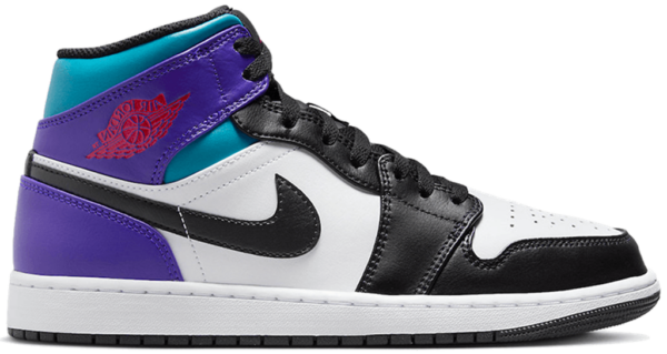 Giay Nike Air Jordan 1 Mid 'White True Red' DQ8423-154