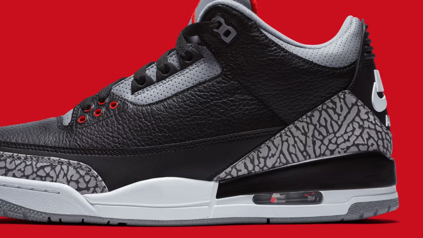 Air Jordan 3 ‘Black Cement’ 2018 và 2024: Có điểm gì khác nhau? Hinh anh 4: Air Jordan 3 ‘Black Cement’ 2018 va 2024: Co diem gi khac nhau?