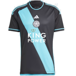 Ao Adidas Leicester City FC 23/24 Away Jersey 'Black' IR0060