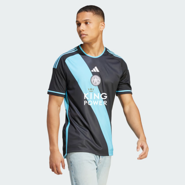 Ao Adidas Leicester City FC 23/24 Away Jersey 'Black' IR0060