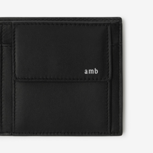 Vi Burberry B Cut Bifold Coin Wallet 'Black' 80837481