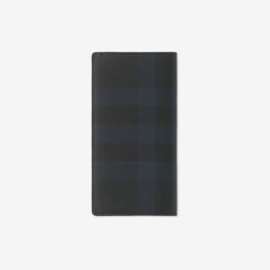 Vi Burberry Check Continental Wallet 'Navy' 80732811