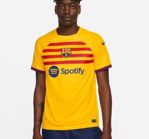 Ao Nike FC Barcelona 2023/24 Stadium 'Yellow' DR5079-729