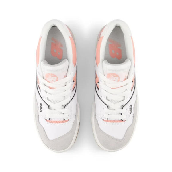 Giay New Balance 550 Big Kid 'Grey Omega Pink' GSB550SK