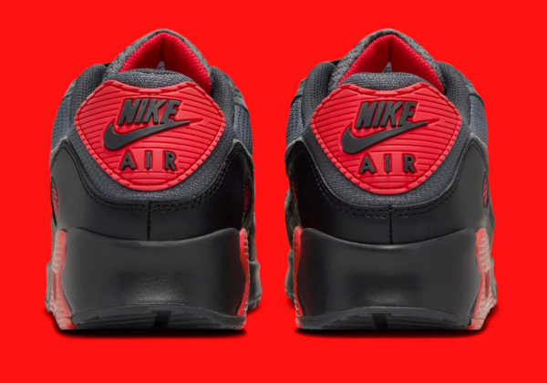 Giay Nike Air Max 90 'Iron Grey Fire Red' DM0029-007