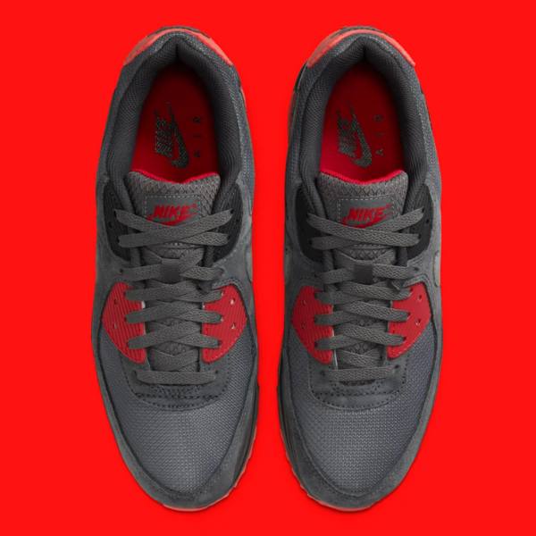 Giay Nike Air Max 90 'Iron Grey Fire Red' DM0029-007