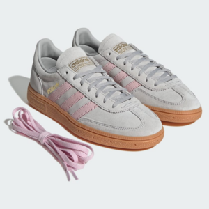 Giay Adidas Handball Spezial 'Grey Clear Pink' JR3083