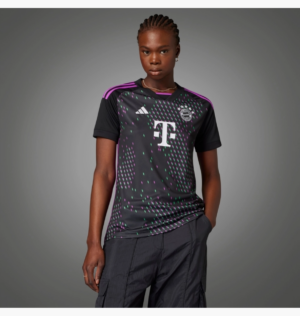 Ao Adidas FC Bayern 23/24 Away Jersey 'Black' IB1491