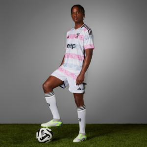 Ao Adidas Juventus 23/24 Away Jersey 'White Pink' HR8246