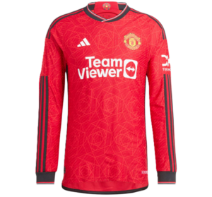Ao Adidas Manchester United 23/24 Long Sleeve Home Jersey 'Red' IP1729