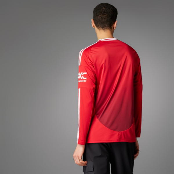 Ao Adidas Manchester United 24/25 Long Sleeve Home Jersey 'Red' IT1971
