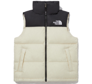 Ao The North Face Eco Nuptse Vest 'White Black' NV1DP55C