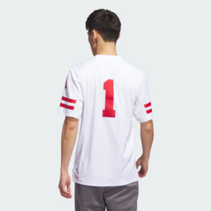Ao Adidas Nebraska Football Off-Field Away Jersey 'White' IA3379