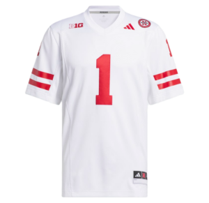 Ao Adidas Nebraska Football Off-Field Away Jersey 'White' IA3379