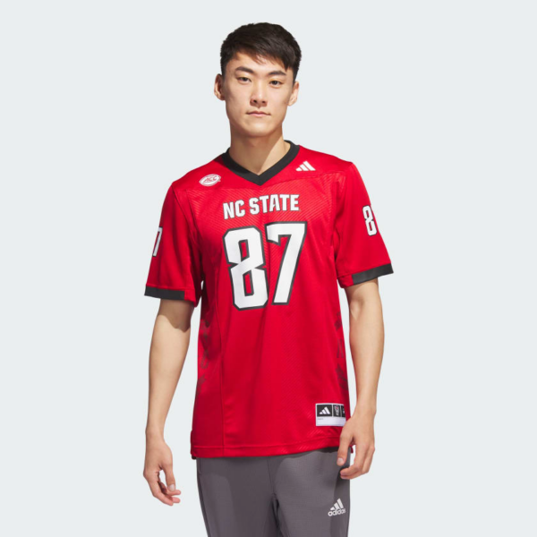 Ao Adidas North Carolina State Football Off-Field Home Jersey 'Red' IA3356