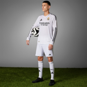 Ao Adidas Real Madrid 24/25 Long Sleeve Home Jersey 'White' IT5204