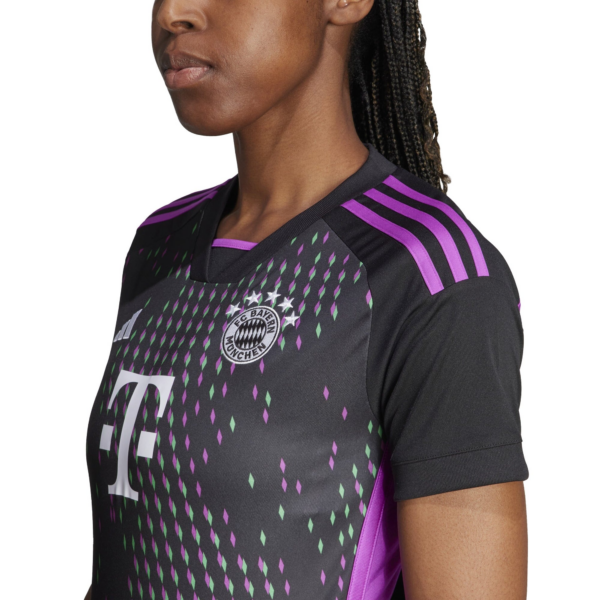 Ao Adidas FC Bayern 23/24 Away Jersey 'Black' IB1491