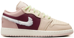 Giay Nike Air Jordan 1 Low SE GS 'Fur Swoosh' FZ3928-200