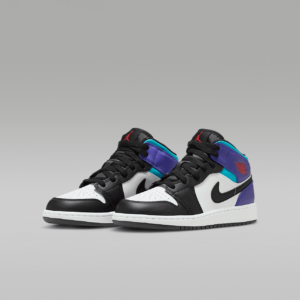 Giay Nike Air Jordan 1 Mid 'White True Red' DQ8423-154