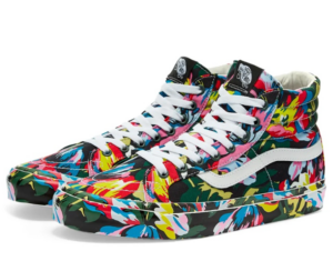 Giay Vans OG SK8-HI LX x Kenzo 'Floral Green' VN0A4BVB02H