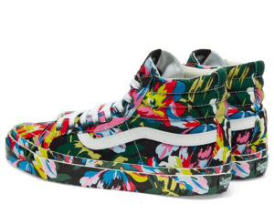 Giay Vans OG SK8-HI LX x Kenzo 'Floral Green' VN0A4BVB02H
