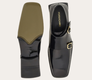 Giay Salvatore Ferragamo Monkstrap 'Black' 029244-777025