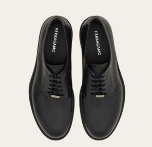 Giay Salvatore Ferragamo Derby 'Black' 027993-774504