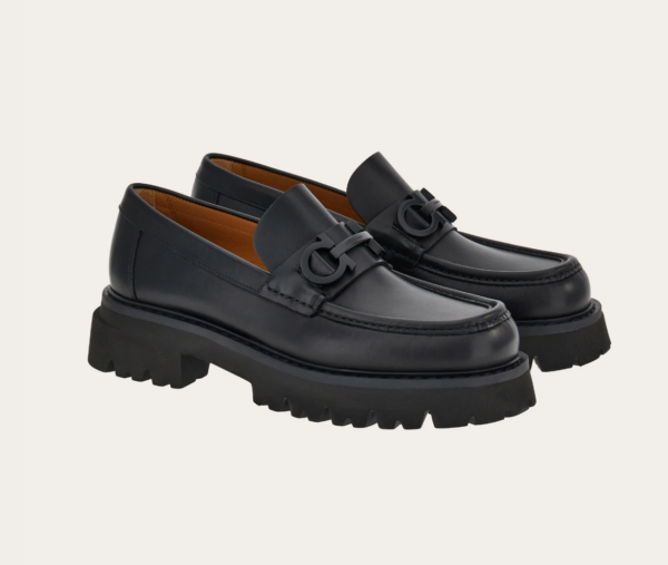 Giay Salvatore Ferragamo Moccasin 'Black' 021596-762676
