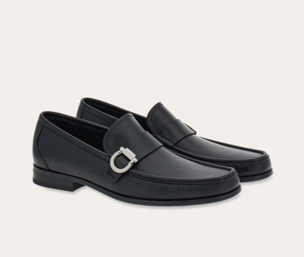 Giay Salvatore Ferragamo Moccasin 'Black' 027963-775114