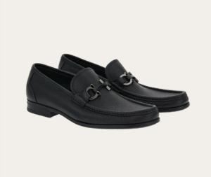 Giay Salvatore Ferragamo Moccasin 'Black' 029392-642848