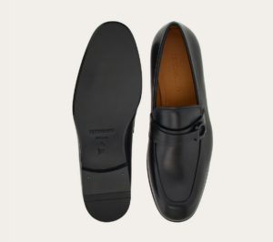 Giay Salvatore Ferragamo Moccasin 'Black' 021688-765785