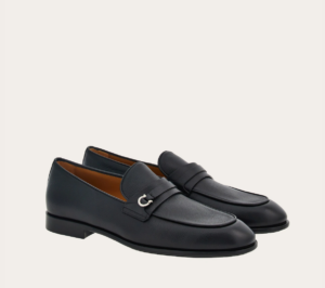 Giay Salvatore Ferragamo Moccasin 'Black' 022385-768125