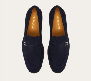 Giay Salvatore Ferragamo Moccasin 'Blue' 022385-768124