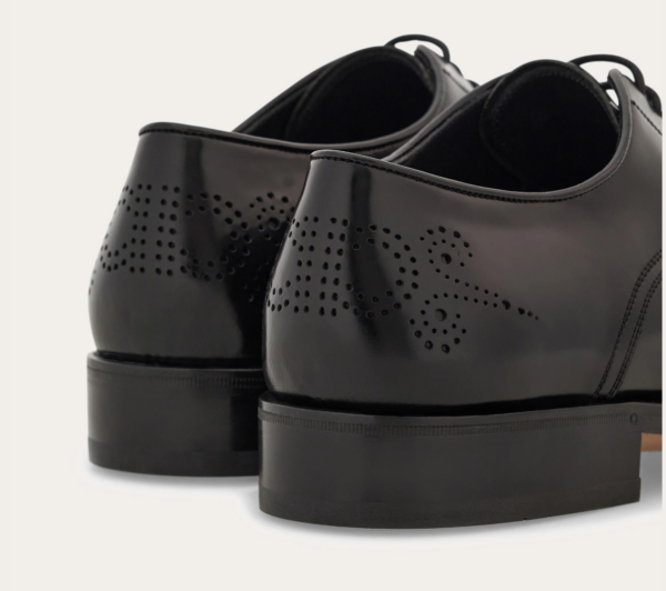 Giay Salvatore Ferragamo Derby Toe 'Black' 027975-773610