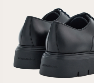 Giay Salvatore Ferragamo Chunky Lace Up 'Black' 022216-768457